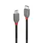 Lindy Anthra Line USB-C - Micro-USB B černá / Kabel USB / USB 2.0 / 3 m / 480 Mbit/s