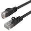 Orico PUG-C7B černá / Síťový kabel / Cat 7 / RJ45-RJ45 / plochý / 10 Gbps / 1 m