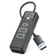 Orico PWC2U-U3 černá / USB hub / 2x USB-A 3.0 / 1x USB-C 3.0 / kabel 0,15 m