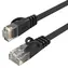 Orico PUG-C6B černá / Ethernetový kabel / Cat 6 UTP / plochý / RJ45 / 2 m