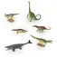 RAPPA Sada dinosaurů v krabičce / Figurky / 6 ks / tvrdá guma / cca 6-10 cm