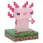 Paladone Axolotl Icon Light Minecraft / Stolní lampa / 10 cm / 2x AA baterie