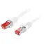 Lanberg CAT6 S/FTP 20m bílá / Patch kabel / LSZH / CU / Fluke Passed