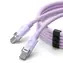 Orico CDX fialová / Nabíjecí kabel USB-C - USB-C / Power Delivery 60W / 3A / 1 m
