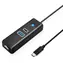 Orico PW3UR25-C3 černá, kabel 1 m / USB hub / 1x USB-A 3.0 / 1x USB-C 3.0 / RJ45 2.5G Ethernet