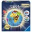 RAVENSBURGER 3D puzzleball Svítící globus / 72 dílků / LED podsvícení / od 6 let