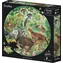 GRAFIKA Kulaté puzzle Tygří kočky v džungli / 501 dílků / průměr 44 cm