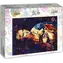 GRAFIKA Puzzle Dáma s hranostajem / Motiv Leonardo da Vinci, ztvárnění Sally Rich / 1500 dílků