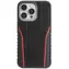Audi Genuine Leather černá/červená / MagSafe pouzdro / pro Apple iPhone 15 Pro Max / pravá kůže