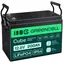 Green Cell CUBE LiFePO4 baterie 12,8V 200Ah / Baterie / 2560Wh / karavan, solární panely, food truck