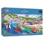 GIBSONS Panoramatické puzzle Přístav Looe, Cornwall / 636 dílků / 68,5 × 32 cm