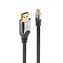 Lindy CROMO Mini DisplayPort - DisplayPort šedá / Kabel / 0,5 m / 4K 4096×2160 px / DisplayPort 1.2