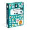 JANOD Magnetibook Anglická abeceda / Magnetická knížka / 104 magnetických písmen / 26 kartiček / od 3 let