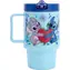 STOR Hrneček plastový s pítkem 530 ml Stitch / Dětský hrnek / Šroubovací víčko / Bez BPA