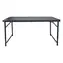 SURETTI Stolek Comfy černá 120 x 60 cm / Kempingový stolek