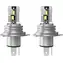 Compass SILVER LED žárovka H4 2ks / Autožárovka / 12V / 25W / 2000 lm / 6500K