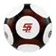 SPORTTEAM Fotbalový míč S2 černo-červený / vel. 5 / PVC třívrstvý / Strojově šitý