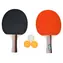 RULYT Set na stolní tenis 3ST-02 / 2x raketa / 3x míč / dřevo 7 mm / houba 1,8 mm