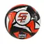 SPORTTEAM Fotbalový míč miniball S2 černo-červený / Míč / vel. 1 / 12 panelů / dvouvrstvý / 120-140 g