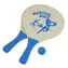 SportTeam Plážový tenis set modrý / 2× pálka / míček / MDF