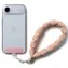 Ringke Holder & Puffer růžová / Popruh na zápěstí pro telefon / univerzální
