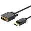 Orico XD-DTD DisplayPort - DVI černá / Kabel / 1 m / 4K
