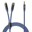 Orico AXRF modrá / Audio kabel / Jack 3,5mm (M) - 2x RCA / 1,5 m