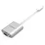 Orico PTAV stříbrná / Adaptér USB-C na VGA / audio jack / Full HD 60Hz / 0,15 m