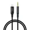 Choetech AUX007 Lightning (M) - Jack 3.5mm (M) 1 m černá / Audio kabel / propojovací