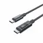 Choetech XCC-1068 černá / Kabel USB-C (M) - USB-C (M) / PD 60W / displej s ukazatelem výkonu / 1,2 m