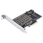 Orico PDM2 černá / PCIe karta pro M.2 NVMe a SATA / PCIe 3.0 x4