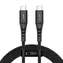 Tech-Protect Ultraboost UB11T černá / Nabíjecí kabel / USB-C - USB-C / PD 240W / QC3.0 / 200 cm