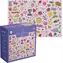 INTERDRUK Puzzle se samolepkami Ikony / 250 dílků / rozměr 48 × 33 cm