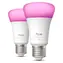 Philips Hue WCA E27 A60 2ks / Chytrá LED žárovka / 810 lm / Bluetooth/Zigbee / stmívatelná
