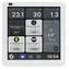 Shelly Wall Display X1i stříbrný / Dotykový nástěnný panel s relé / WiFi / Bluetooth