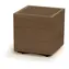 Prosperplast MADERA SQUARE eco wood 28,8 cm naturo / Květináč / Plast / 13,1 l