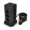 Huslog nabíjecí stanice 15W černá / 12x zásuvka / 2x USB-C / 2x USB-A