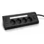 Huslog nabíjecí stanice 15W černá / 4x zásuvka / 2x USB-C / 2x USB-A / LED lampička