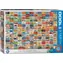 EUROGRAPHICS Puzzle VW Groovy Bus / 1000 dílků / 67,6 × 48,9 cm