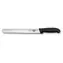 Victorinox Fibrox černá / Plátkovací nůž / 25 cm / hladká čepel / nerezová ocel