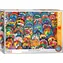 EUROGRAPHICS Puzzle Mexické talíře / 1000 dílků / 68 × 48 cm