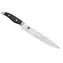 KAI Porcovací nůž Shun Nagare Black 23 cm / VG2/VG10 ocel / 72 vrstev damašku / 61 HRC / oboustranné ostří