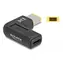 Delock USB-C – Lenovo 11x4,5mm černá / Napájecí adaptér pro notebook / 90° / 20 V / 3 A