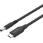 Unitek C14118BK / Napájecí kabel / USB-C - DC 4,0mm / pro Lenovo 65W / 1,8 m