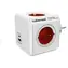 Cubenest PowerCube Original USB PD 20W červená / Rozbočovač / 4x zásuvka / USB-A + USB-C / Dětská pojistka
