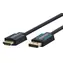 ClickTronic HQ OFC kabel DisplayPort - HDMI / Kabel DisplayPort - HDMI / zlacené konektory / 4K 60Hz / 3D / 10 m