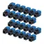 StarTech Keystone Jack CAT6 černá / Keystone Jack / RJ-45 / 180° / Bez nářadí / PoE / 24 ks