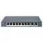 Hikvision DS-3E0310P-E/M(B) / Switch / 8x 100 Mbps PoE / 2x Gb uplink / 80W PoE budget / Super PoE