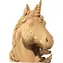 CARTONIC 3D puzzle Jednorožec / 65 dílků / kartonové / bez lepidla / rozměr modelu cca 18x19x9 cm