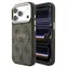 Guess PU Leather 4G Gold Frame Embossed hnědá / Zadní kryt / MagSafe / Apple iPhone 18 Pro Max